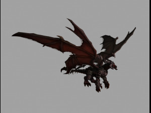 abaddon dragon Modello 3D