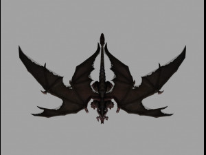 abaddon dragon Modello 3D
