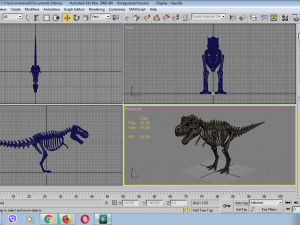 skel rex 3D 模型