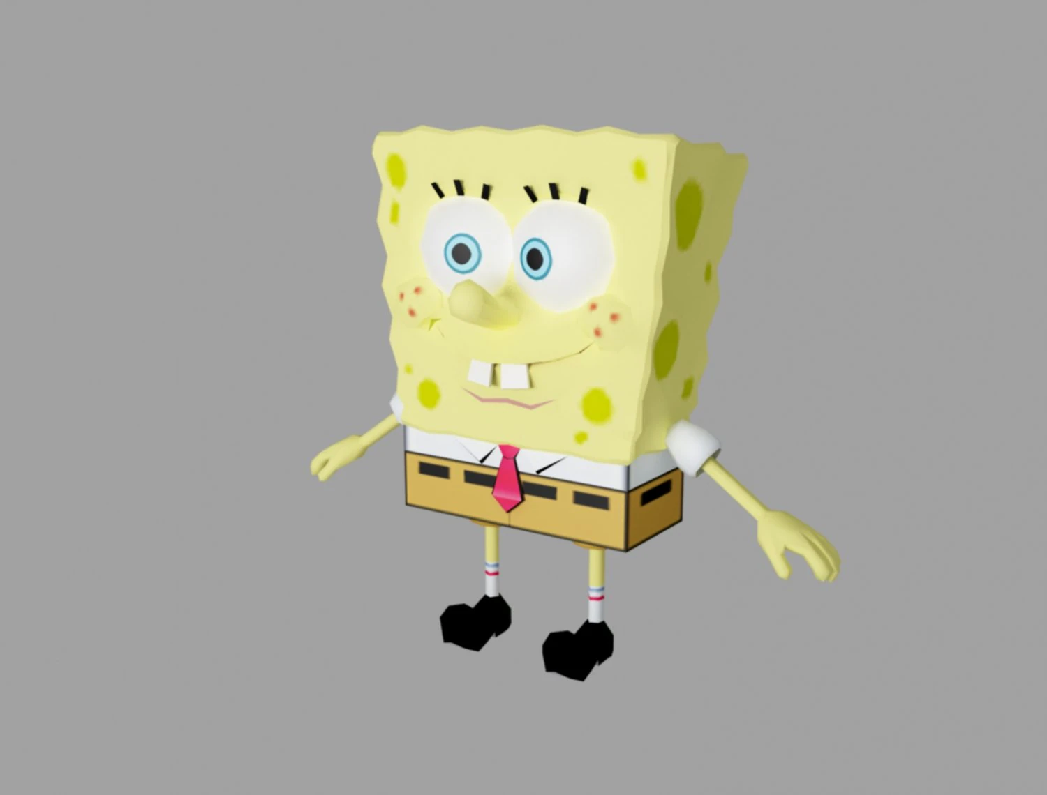 spongebob squarepants 3D Model .c4d .max .obj .3ds .fbx .stl .blend 