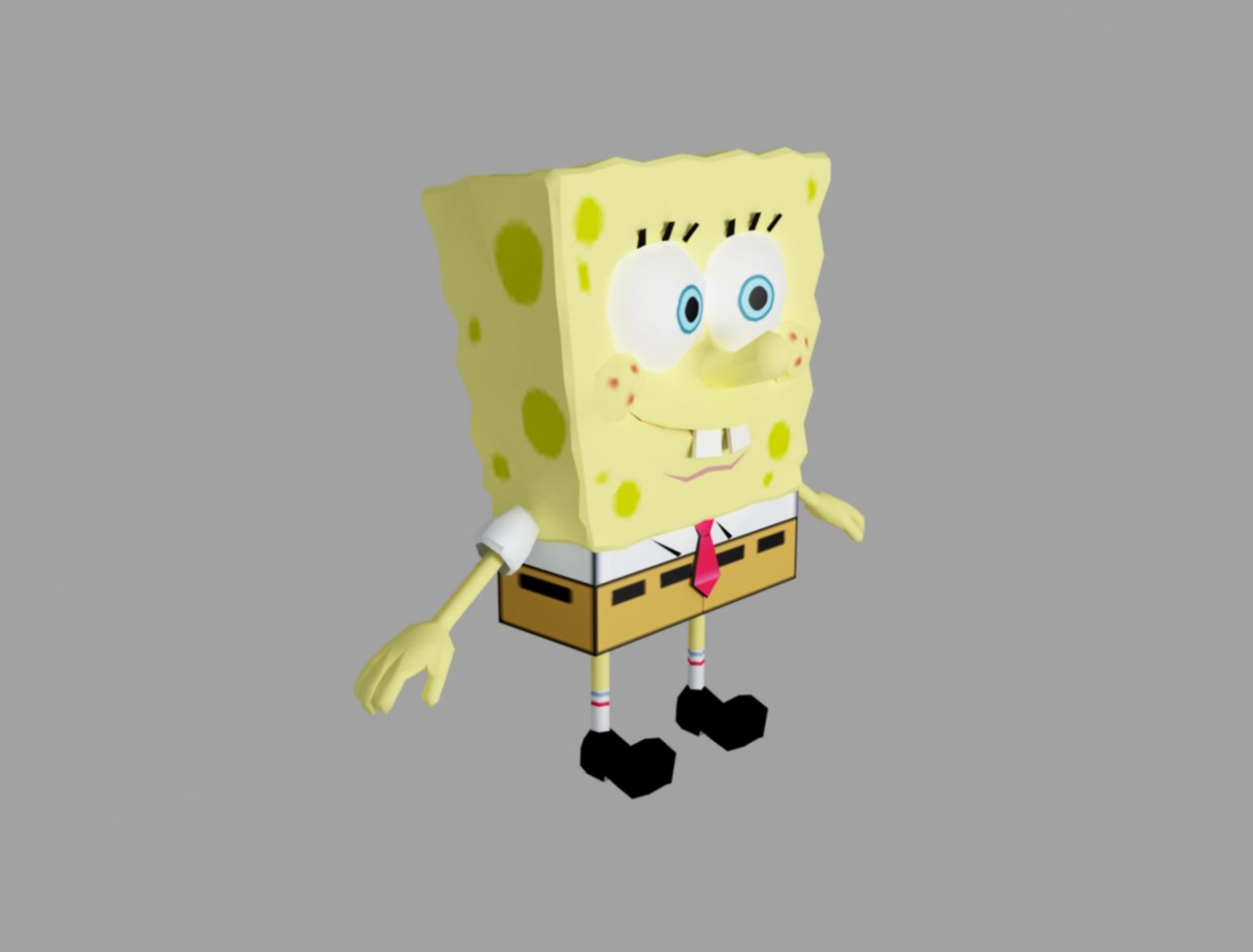 Karakter. spongebob squarepants Model 3D. 