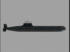 submarine nuclear dawn 3D 模型
