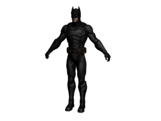 batman low poly Model 3D .c4d .max .obj .3ds .fbx .stl .blend 