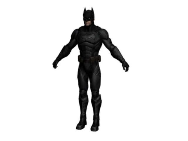batman low poly 3D Model .c4d .max .obj .3ds .fbx .stl .blend 