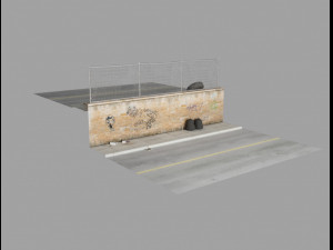 urban backstreet 3D मॉडल