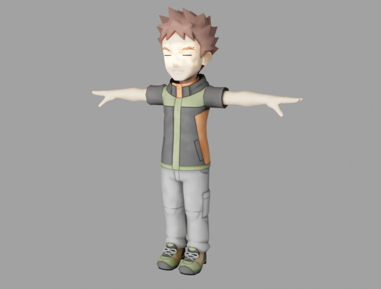 broc from pokemon 3D Model .c4d .max .obj .3ds .fbx .stl .blend 