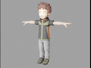 broc from pokemon 3D Model