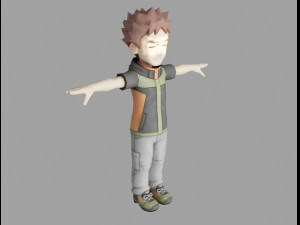 broc from pokemon 3D-Modell