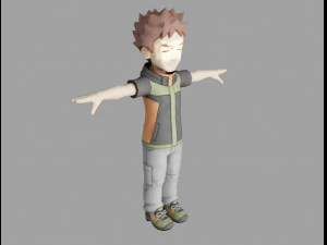 broc from pokemon 3D Model