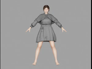 사만다 맥시스 3D 모델