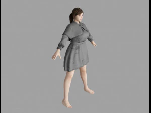 사만다 맥시스 3D 모델