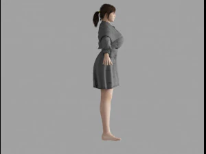 사만다 맥시스 3D 모델