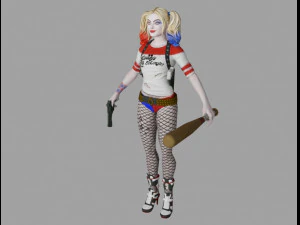 harleyquinn suicidesquad 3D Model