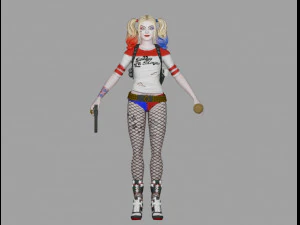 harleyquinn suicidesquad 3D Model