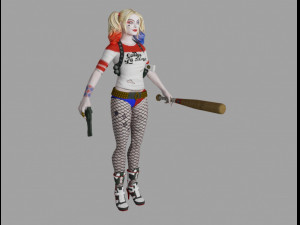harleyquinn suicidesquad 3Dモデル