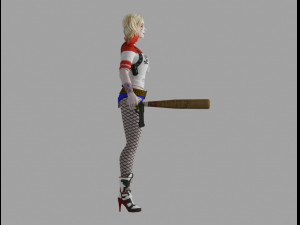harleyquinn suicidesquad 3Dモデル