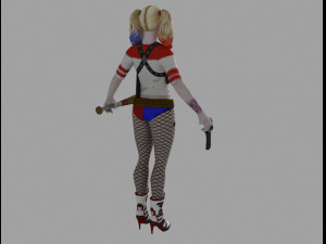 harleyquinn suicidesquad 3Dモデル