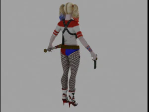 harleyquinn suicidesquad 3D Model