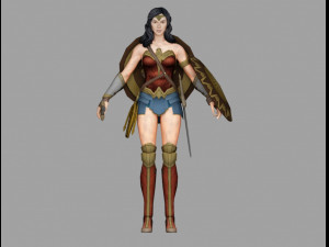 wonder woman Modello 3D