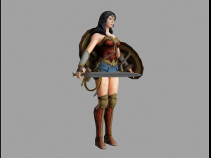 wonder woman Modello 3D