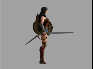 wonder woman Modello 3D