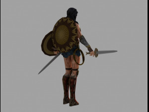 wonder woman Modello 3D