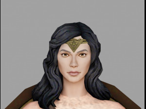 wonder woman Modello 3D