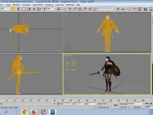 wonder woman 3D Model