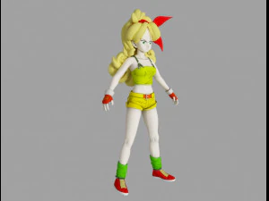 kakarot launch blonde 3D Model