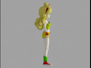 kakarot launch blonde 3D Model