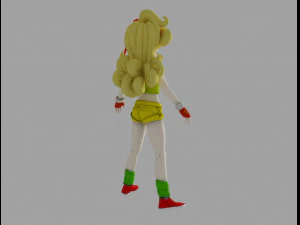 kakarot launch blonde 3D Model