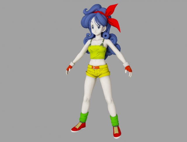 kakarot launch normal Model 3D .c4d .max .obj .3ds .fbx .stl .blend 