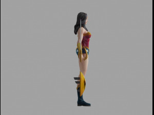 wonder woman default 3Dモデル