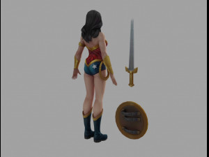 wonder woman default 3Dモデル