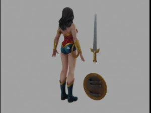 wonder woman default 3D Model