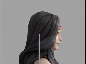 wonder woman default 3Dモデル