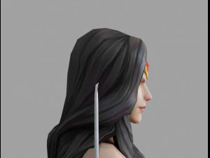 wonder woman default 3D Model