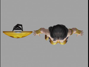 wonder woman default 3Dモデル