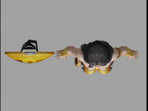 wonder woman default 3D Model