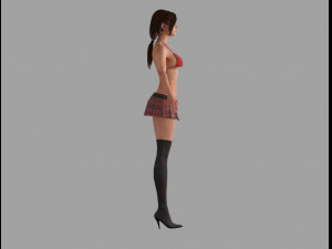 bikini girl Model 3D