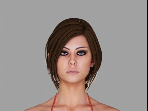 bikini girl Model 3D