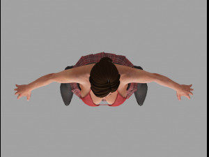 bikini girl Model 3D