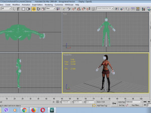 bikini girl Model 3D