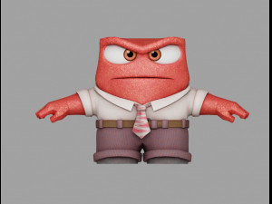 anger 3D 模型