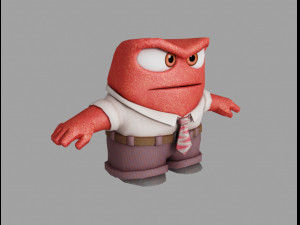 anger 3D 模型