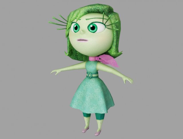 disgust 3D 模型 .c4d .max .obj .3ds .fbx .stl .blend