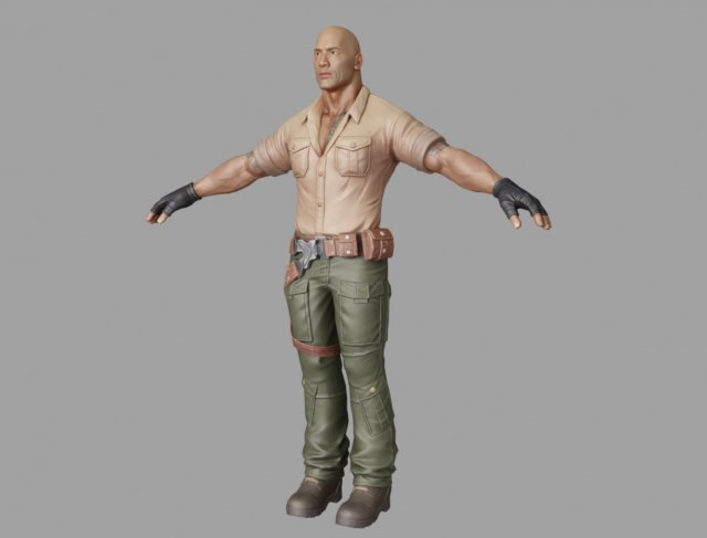 the rock 3D Модель .c4d .max .obj .3ds .fbx .stl .blend 