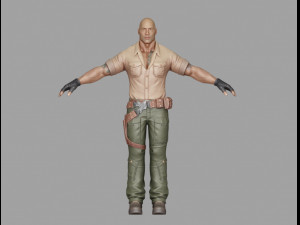the rock 3D Модель