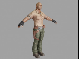the rock 3D Модель