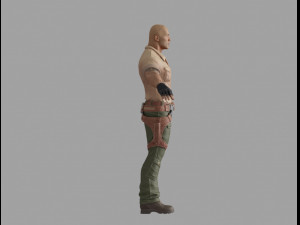 the rock 3D Модель